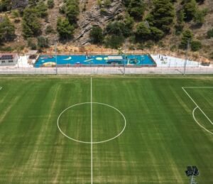 Πάρκο Θάλωσσι στη Νέα Πεντέλη κατά τη φάση ολοκλήρωσης των εργασιών