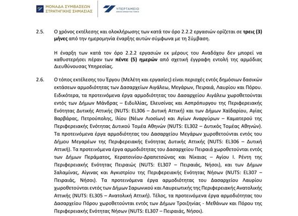 Έργα Antinero σε δασική έκταση του Δασαρχείου Αιγάλεω
