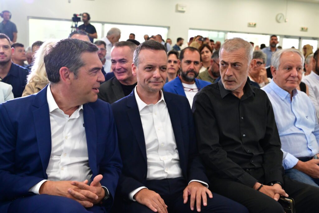 Ο δήμαρχος Αθηναίων Χάρης Δούκας σε δημόσια εκδήλωση για την Τοπική Αυτοδιοίκηση.