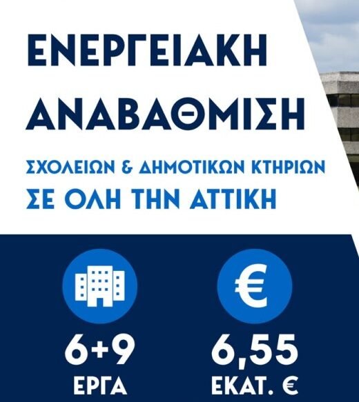 Νίκος Χαρδαλιάς Περιφέρεια Αττικής ενεργειακή αναβάθμιση σχολείων και δημοτικών κτηρίων