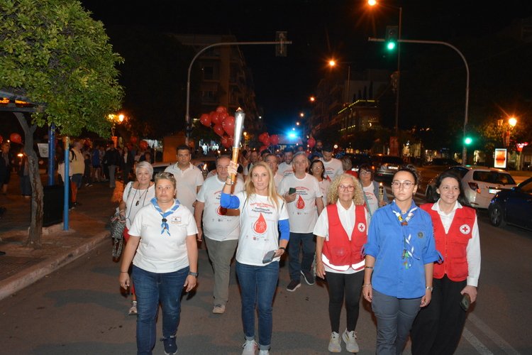 Η «Φλόγα της Αιμοδοσίας» στην Καλλιθέα με συμμετοχή πολιτών και φορέων