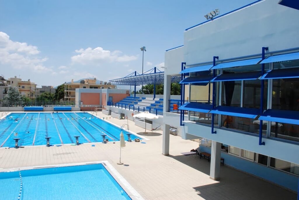 Πισίνα κολυμβητηρίου στο ΔΑΚ Μελισσίων στην Πεντέλη