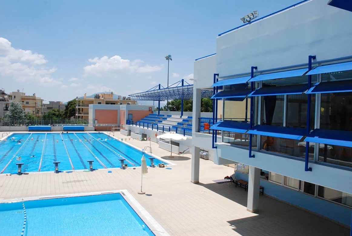 Πισίνα κολυμβητηρίου στο ΔΑΚ Μελισσίων στην Πεντέλη