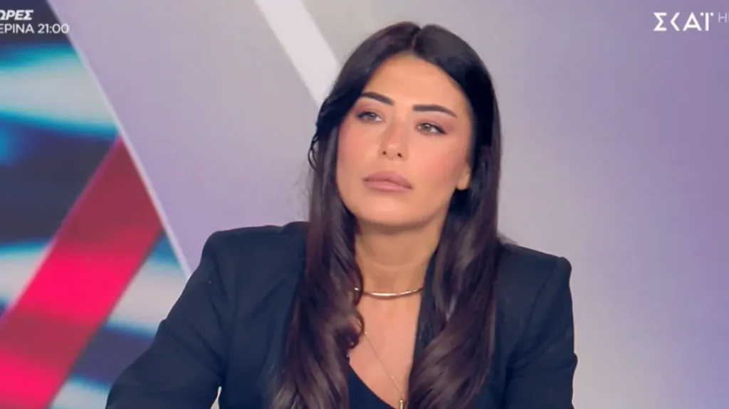 Αφροδίτη Λατινοπούλου σε τηλεοπτική συνέντευξη στον ΣΚΑΪ