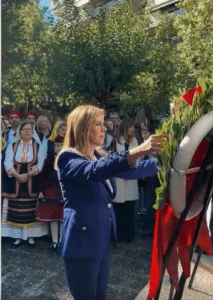 Ζωή Ράπτη: Στις εκδηλώσεις του Δήμου Γαλατσίου για την Εθνική Επέτειο της 28ης Οκτωβρίου