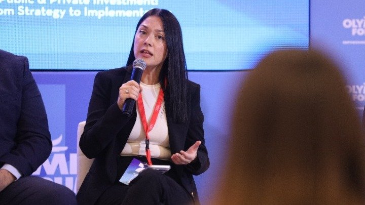 Νάντια Γιαννακοπούλου στο Olympia Forum VII στην Αρχαία Ολυμπία