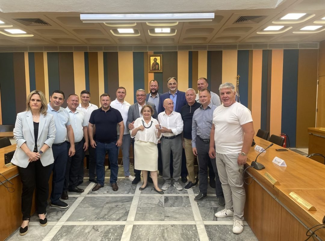 Αντιπροσωπεία Ουκρανών δημάρχων στο Δημαρχείο Παπάγου-Χολαργού