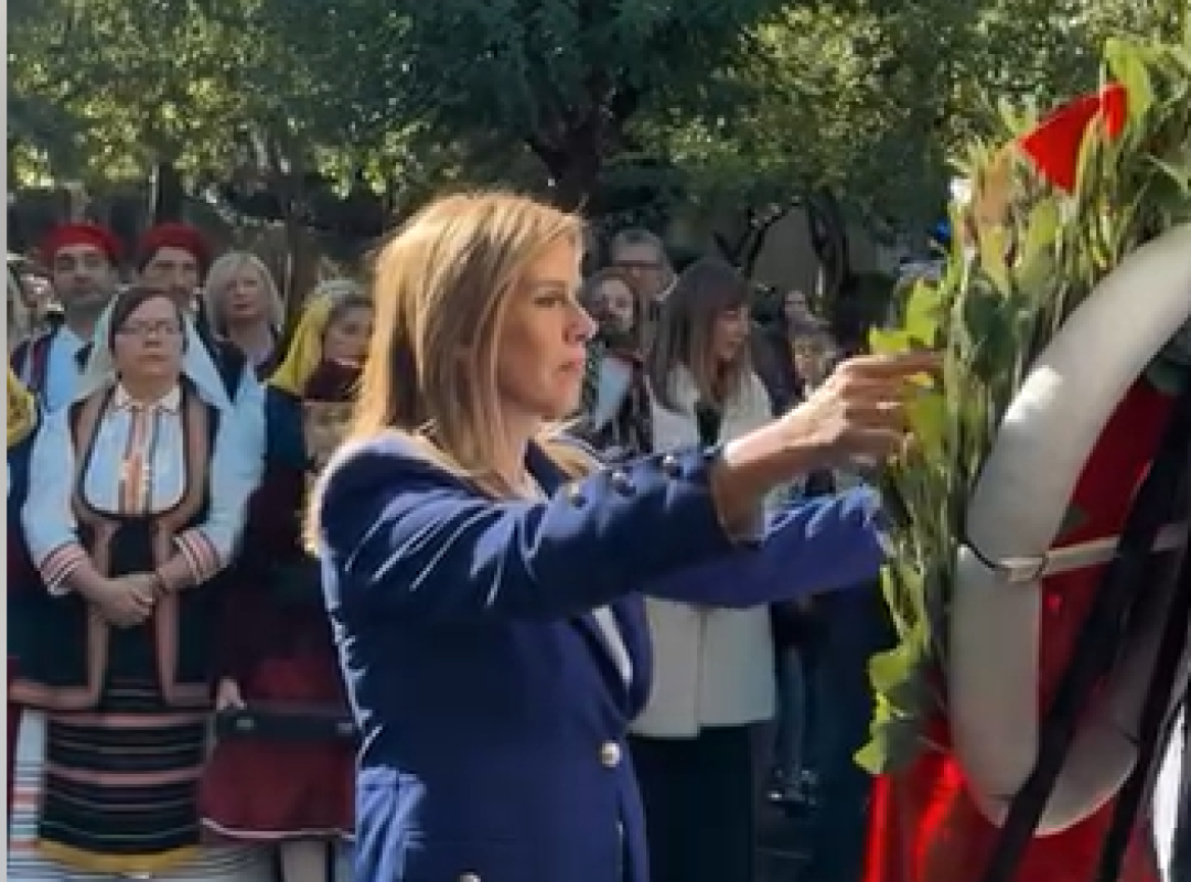 Ζωή Ράπτη: Στις εκδηλώσεις του Δήμου Γαλατσίου για την Εθνική Επέτειο της 28ης Οκτωβρίου