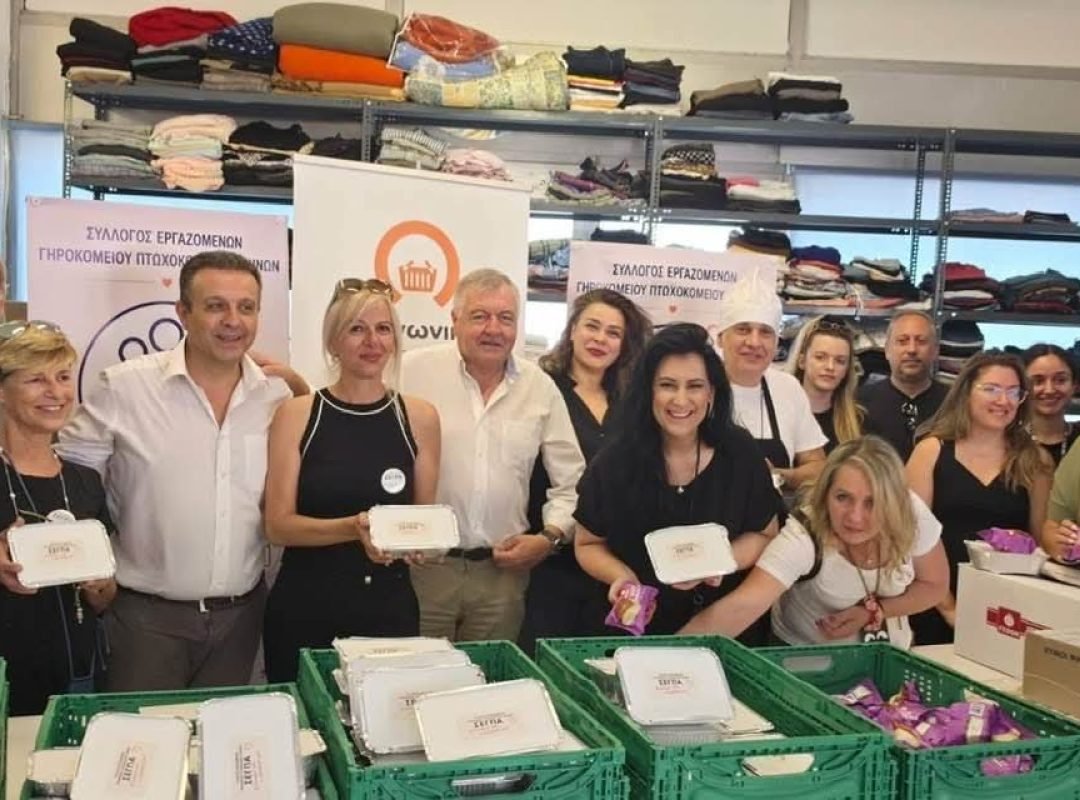 Διανομή 100 μερίδων φαγητού στο Κοινωνικό Παντοπωλείο του Δήμου Αμαρουσίου μέσω δωρεάς του Σ.Ε.Γ.Π.Α.