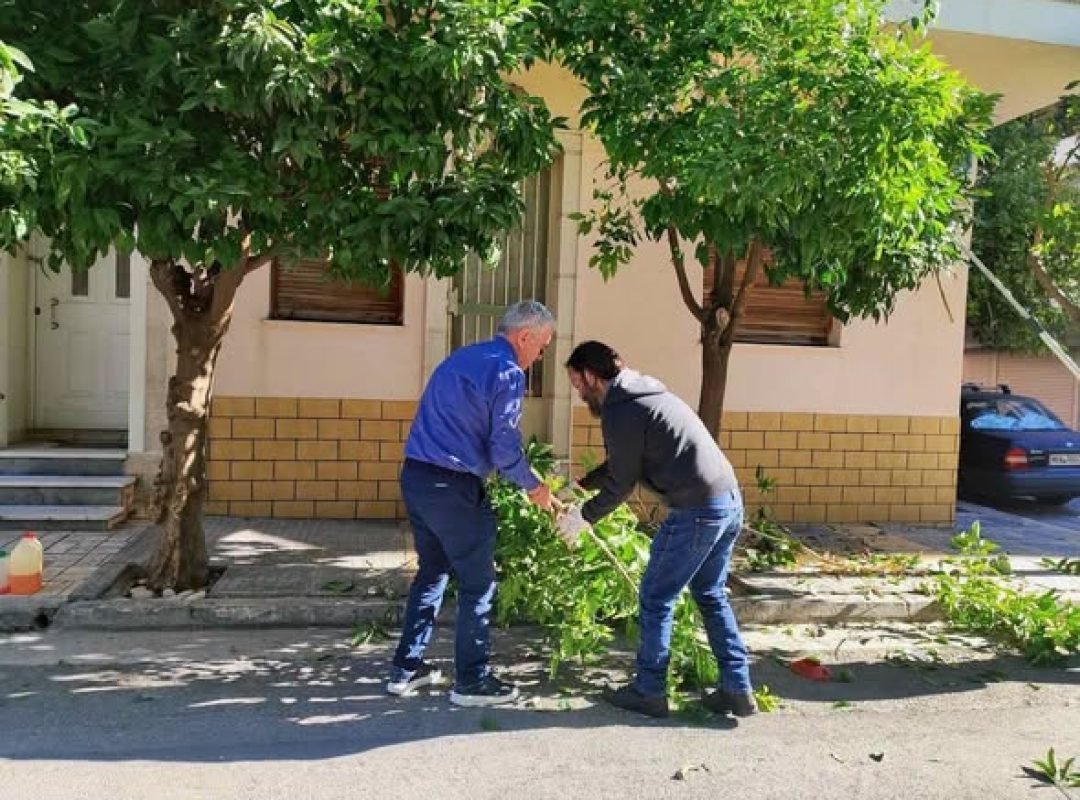 Εργασίες κλαδέματος στα Άσπρα Χώματα από τον Δήμο Νίκαιας – Αγίου Ιωάννη Ρέντη