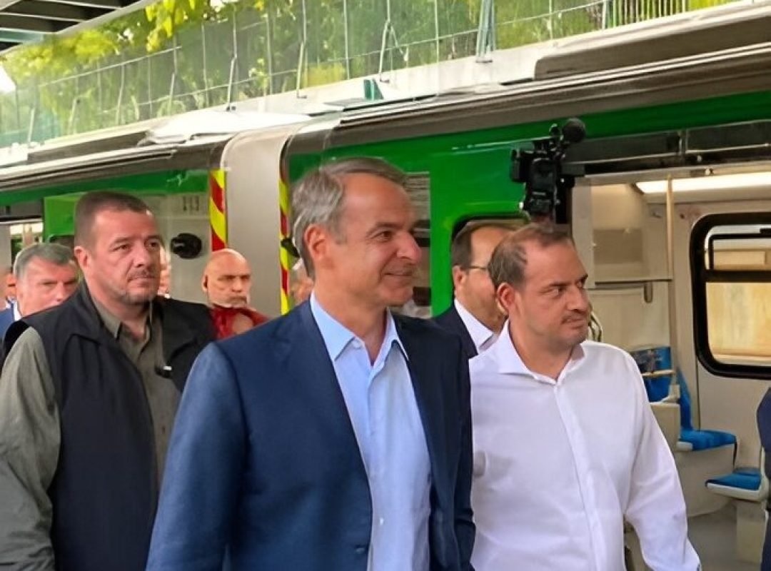 Μητσοτάκης: Σε κυκλοφορία ο πρώτος ανακατασκευασμένος συρμός της Γραμμής 1 του ΗΣΑΠ