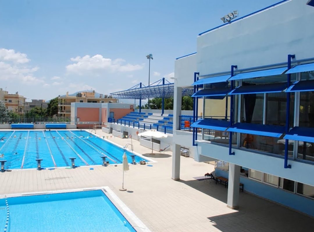 Πισίνα κολυμβητηρίου στο ΔΑΚ Μελισσίων στην Πεντέλη