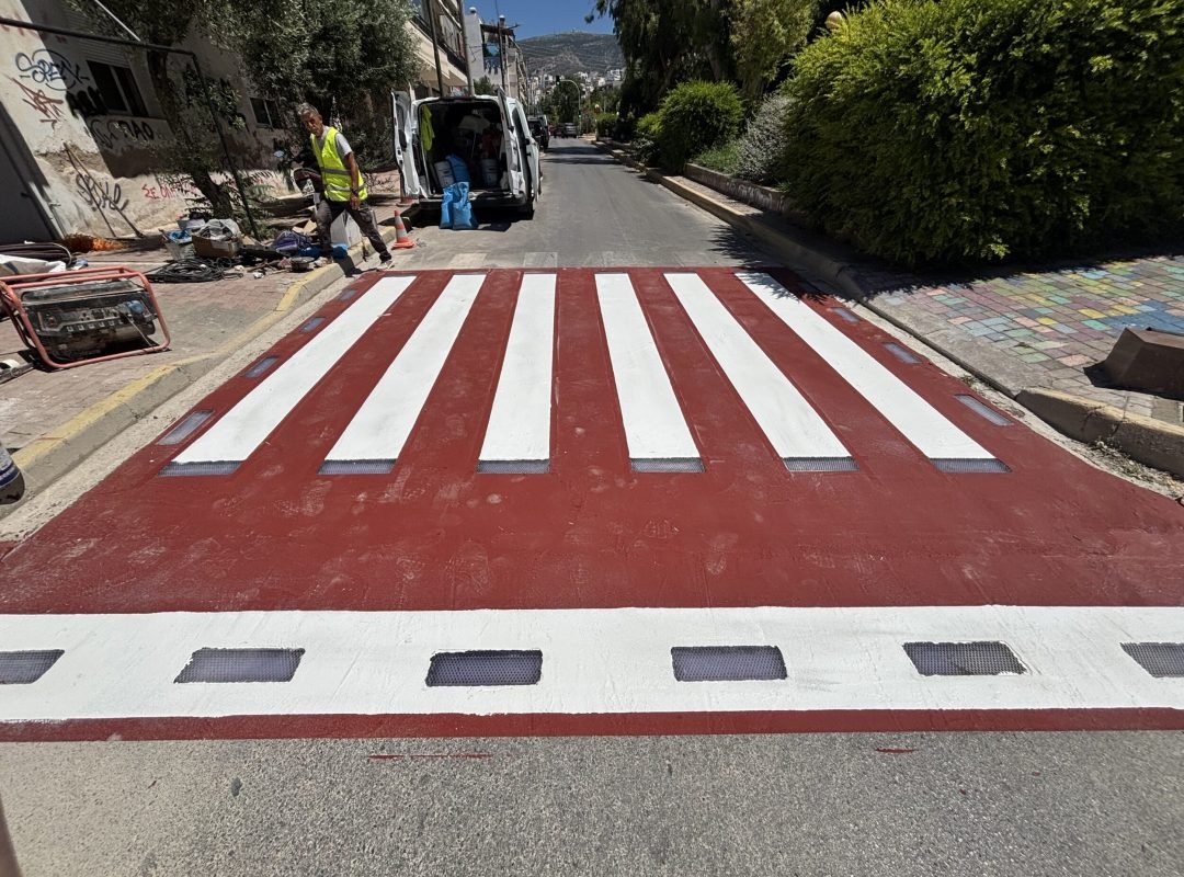 Έξυπνη διάβαση πεζών στον Δήμο Βύρωνα