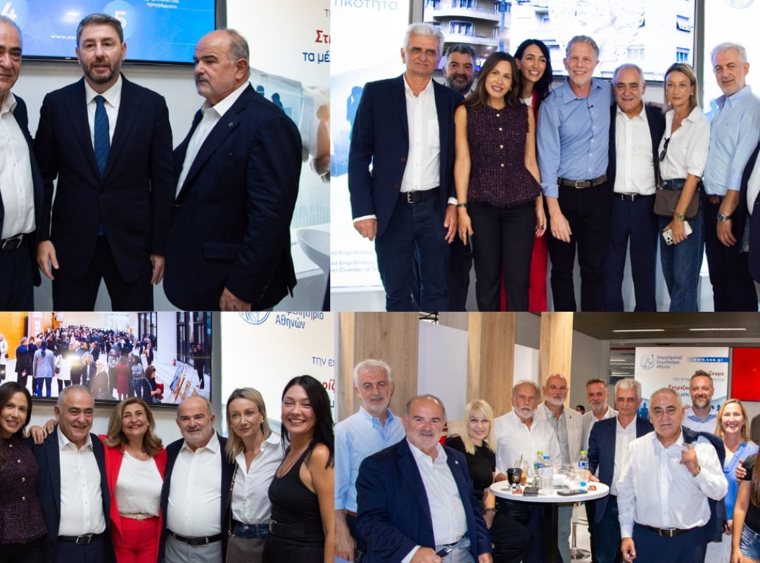 Νίκος Ανδρουλάκης στο περίπτερο του ΕΕΑ στη ΔΕΘ