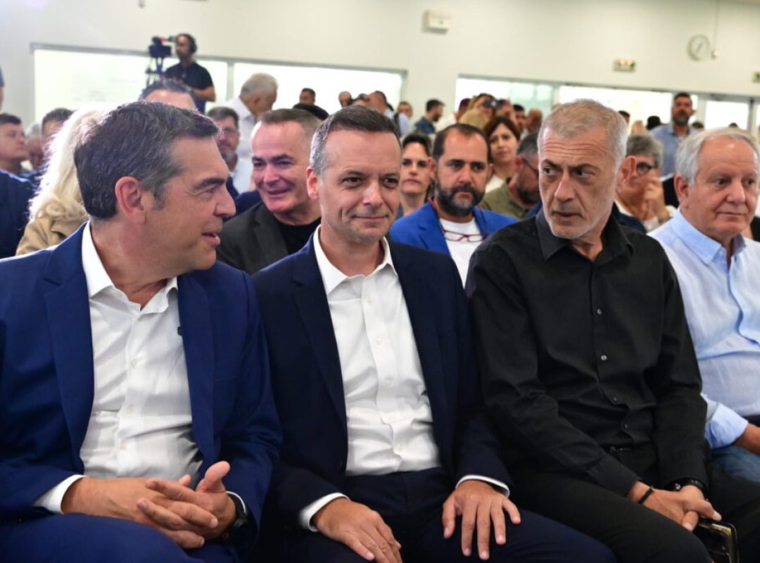Ο δήμαρχος Αθηναίων Χάρης Δούκας σε δημόσια εκδήλωση για την Τοπική Αυτοδιοίκηση.