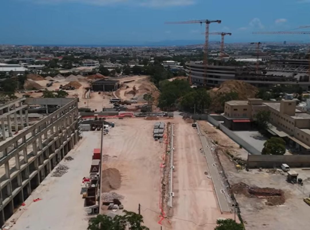 Εργασίες στον Βοτανικό για τη νέα λεωφόρο και το νέο γήπεδο του Παναθηναϊκού στο πλαίσιο της Διπλής Ανάπλασης.