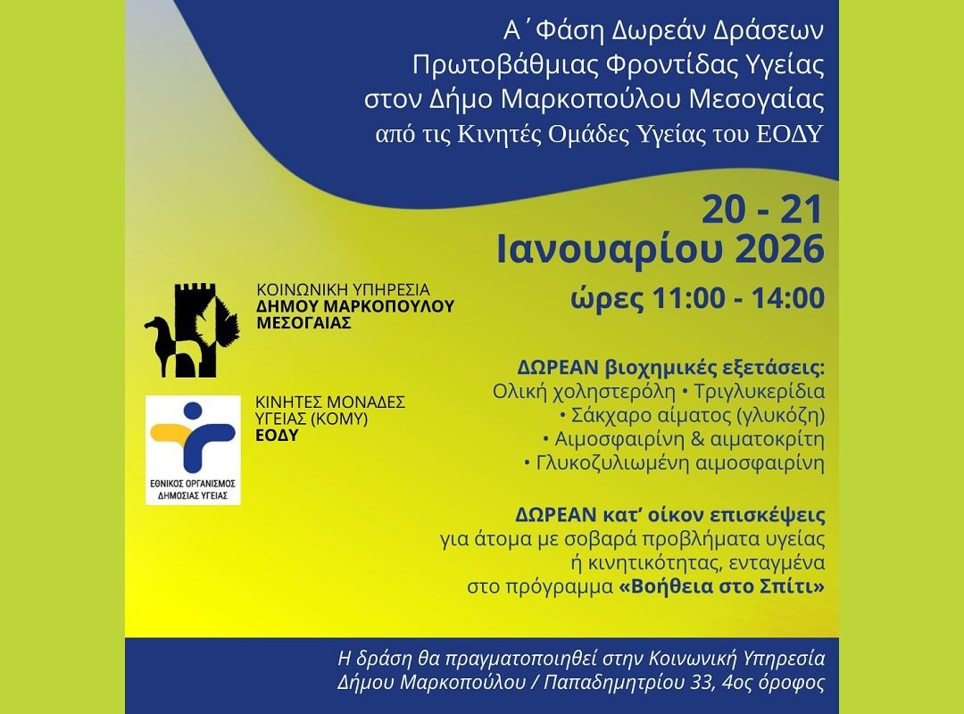 Φροντίδας Υγείας Μαρκοπούλο